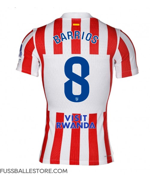 Günstige Atletico Madrid Pablo Barrios #8 Heimtrikot 2025-26 Kurzarm Günstige Atletico Madrid Pablo Barrios #8 Heimtrikot 2025-26 Kurzarm